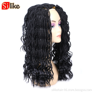 Best Selling New Products Spring Twist Curly african Crochet Twist  Braid Hair 2X Synthetic Senegalese Twist With Curly End hair